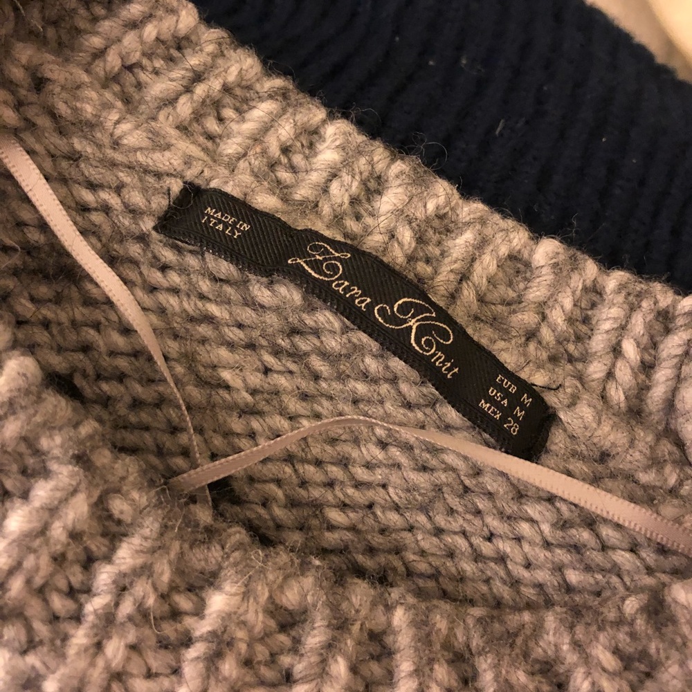 Zara Knit Patterned Sweater - Picture 2 of 2